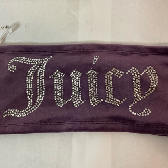 Juicy Couture Bling Velvet Tube Top | Large - Picture 2 of 5